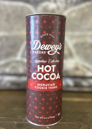 Hot Cocoa Moravian Cookie Thins